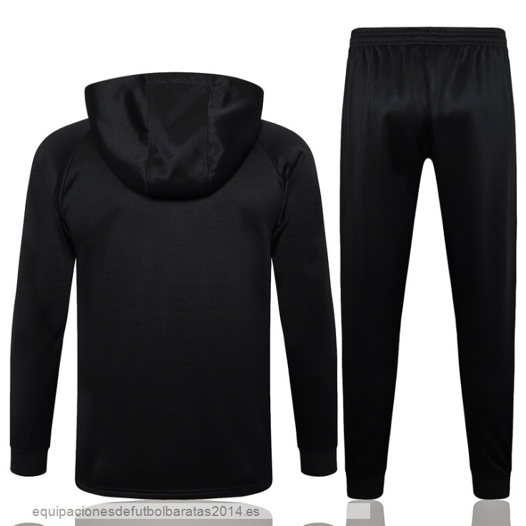 Nuevo Conjunto Completo Chaqueta Con Capucha Inter Milan 24/25 Negro Baratas